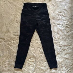 Black on Black Shiny Camouflage Leggings